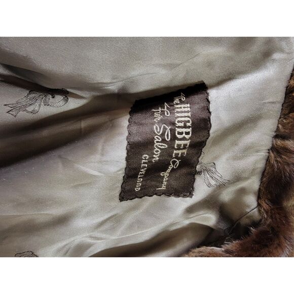 Vintage The Higbee Company Fur Cape - Picture 4 of 6
